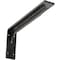 Ekena Millwork Embrey Steel Bracket, Antiqued Pewter 2"W x 14"D x 5 1/4"H BKTM02X14X05EBAPW - alternate 1